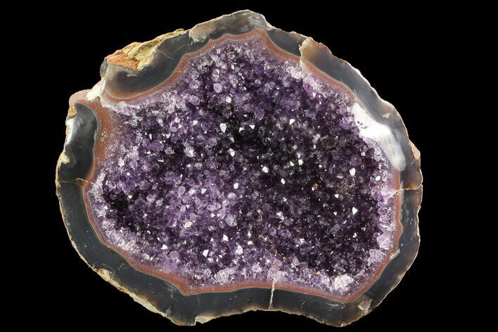 Purple Amethyst Geode - Uruguay #83737